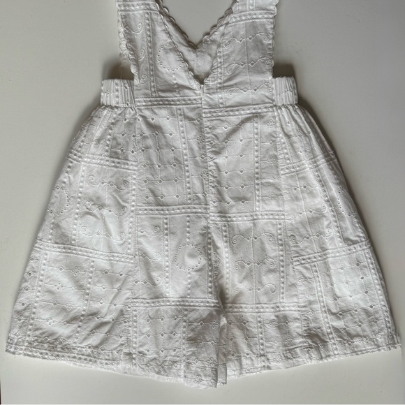Zara Girls White Swiss Embroidery Playsuit - Size 6-7 - Picture 11 of 11
